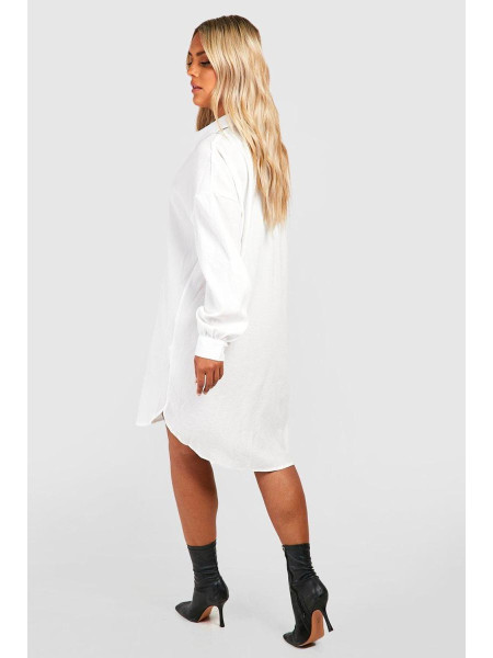 Довга сорочка з білою текстурою