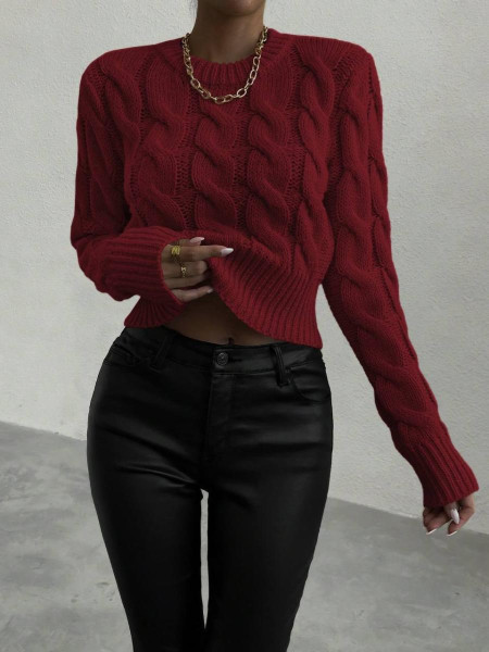 Светр косички 