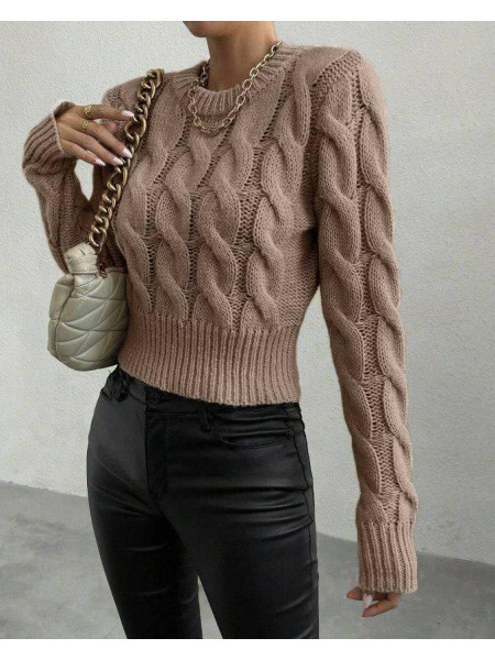 Светр косички 