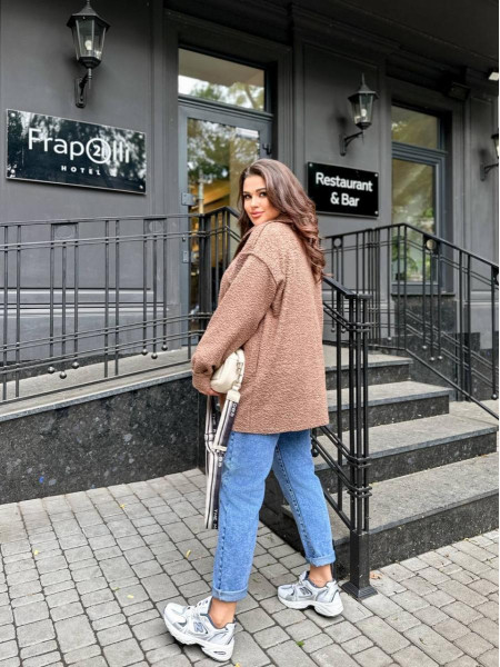 Сорочка барашек на флісі 