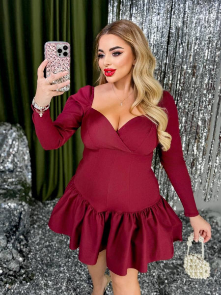 Сукня оборка 