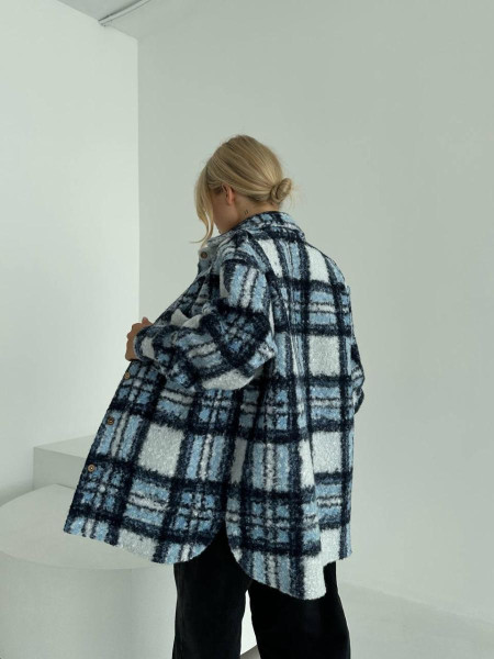 Сорочка кашемірова у клітинку 