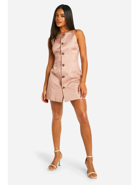 Міні-сукня на гудзиках