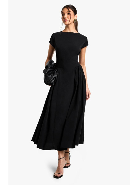 Текстурована об'ємна спідниця Midaxi плаття