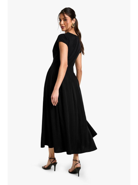 Текстурована об'ємна спідниця Midaxi плаття