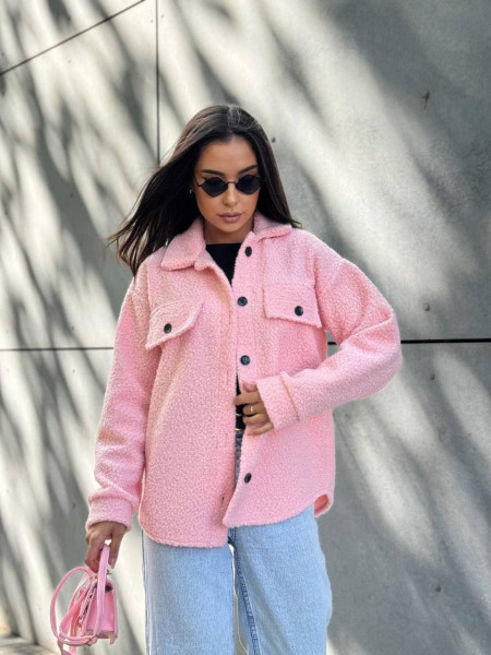 Тепла сорочка на гудзиках баранець 