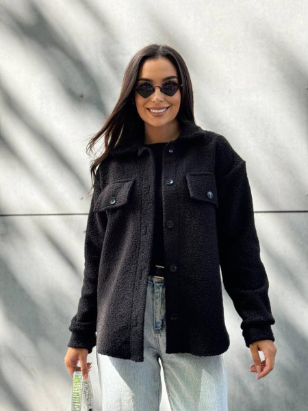 Тепла сорочка на гудзиках баранець 