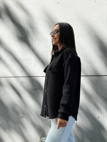 Тепла сорочка на гудзиках баранець 