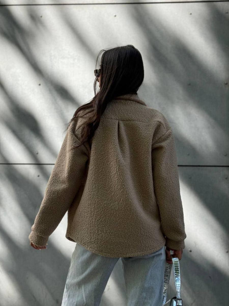 Тепла сорочка на гудзиках баранець 