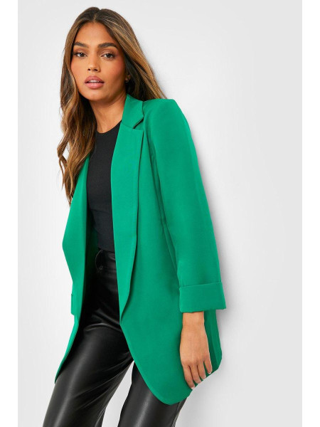 Легкий піджак з плетеними манжетами