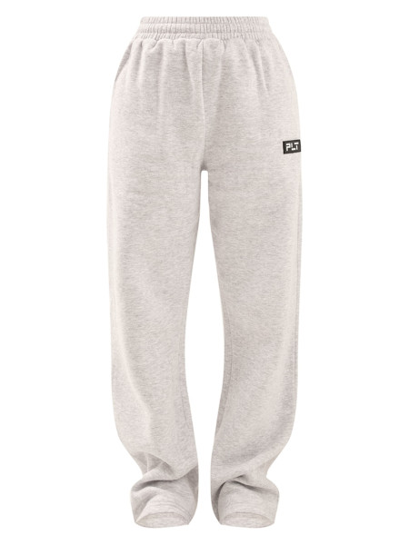 PRETTYLITTLETHING Попелясто-сірий бейдж з прямими ногами