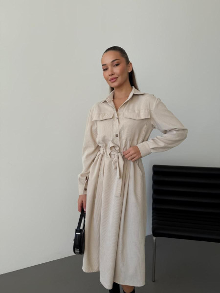 Вельветова сукня 