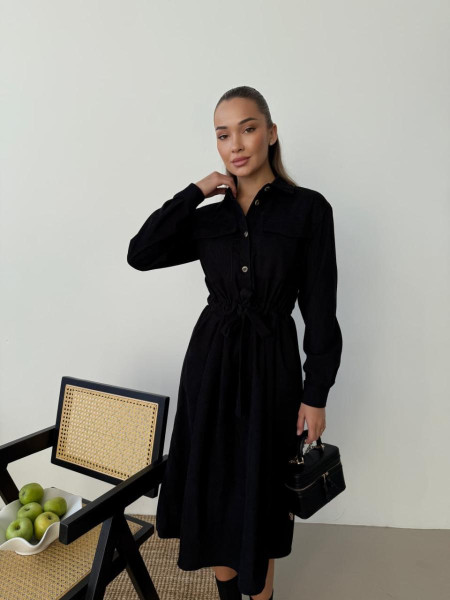 Вельветова сукня 