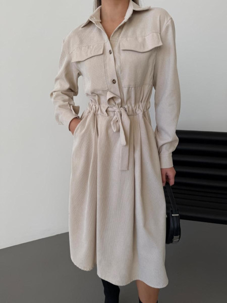 Вельветова сукня 