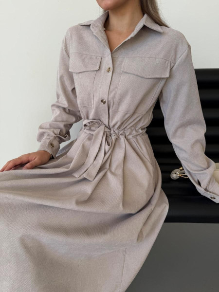 Вельветова сукня 