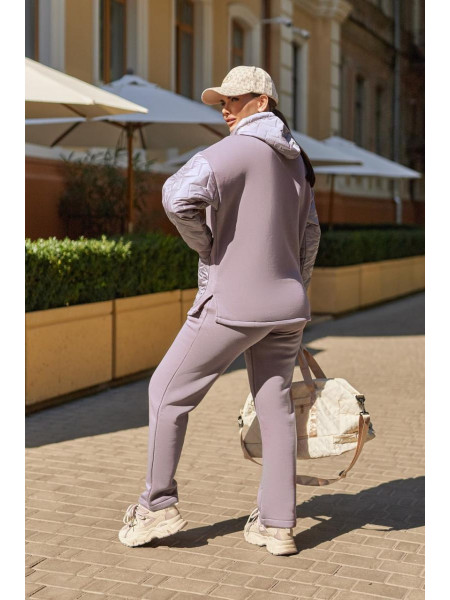 Теплий жіночий прогулянковий костюм 