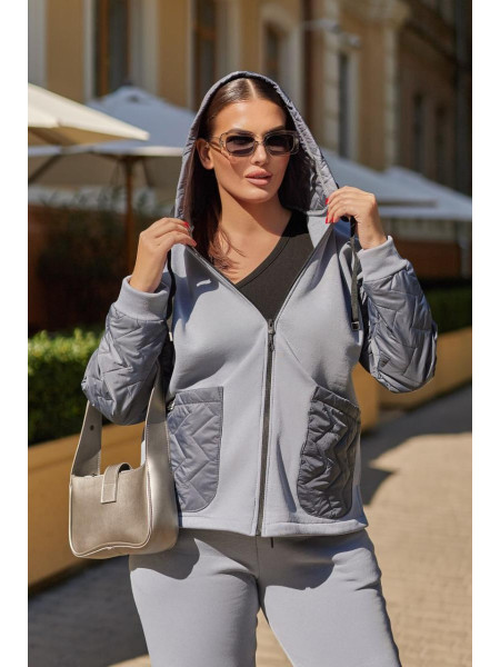 Теплий жіночий прогулянковий костюм 