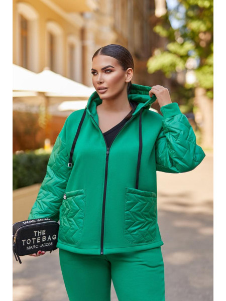 Теплий жіночий прогулянковий костюм 