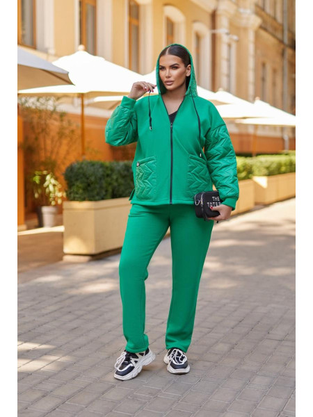 Теплий жіночий прогулянковий костюм 