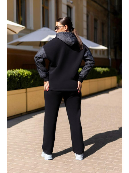 Теплий жіночий прогулянковий костюм 