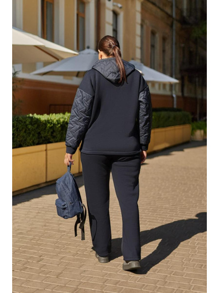 Теплий жіночий прогулянковий костюм 