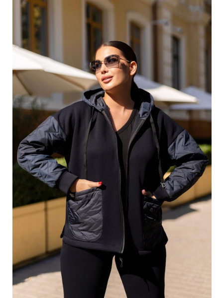 Теплий жіночий прогулянковий костюм 