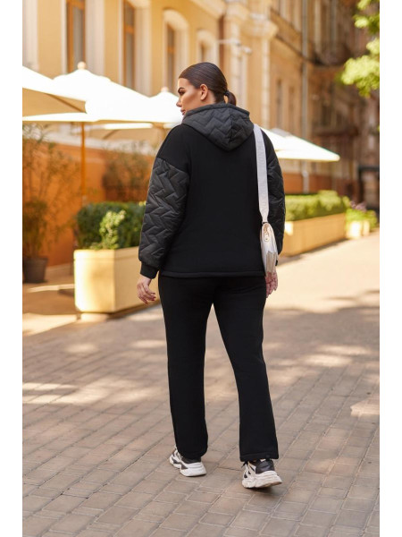 Теплий жіночий прогулянковий костюм 