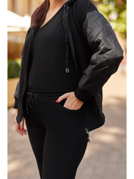 Теплий жіночий прогулянковий костюм 