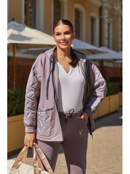 Теплий жіночий прогулянковий костюм 