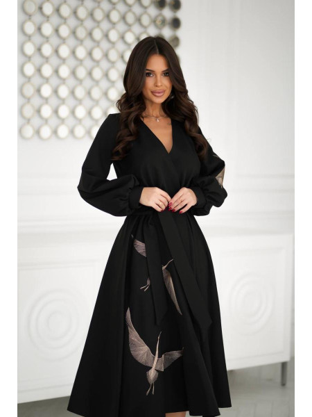 Сукня з вишивкою птахи 