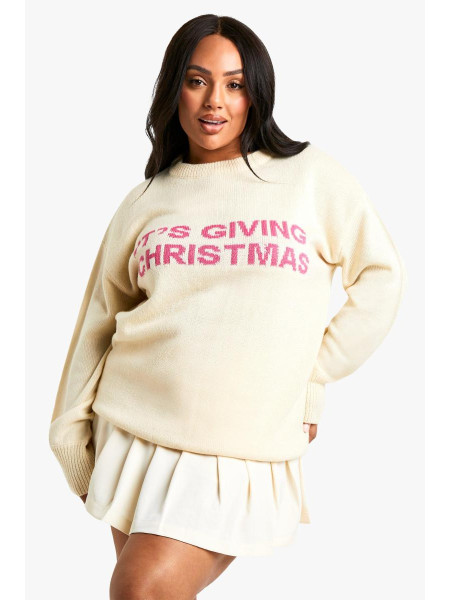 Плюс подарунковий різдвяний джемпер