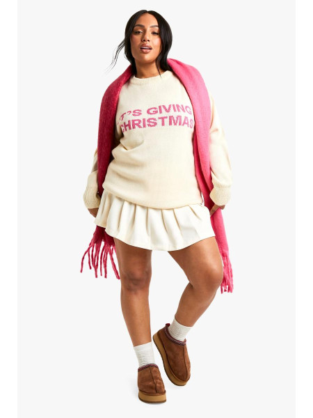 Плюс подарунковий різдвяний джемпер