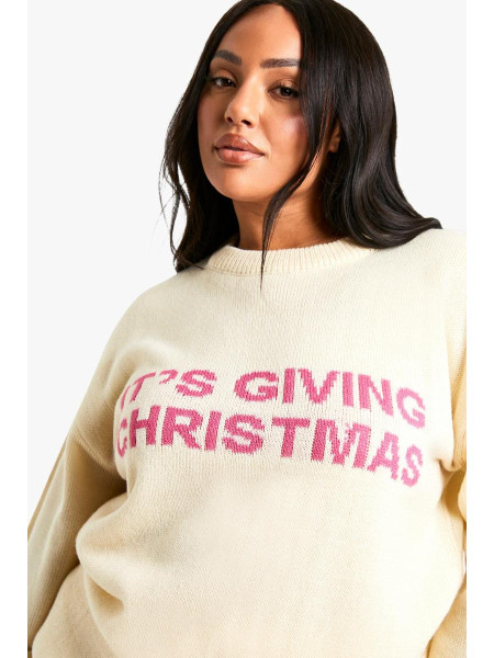 Плюс подарунковий різдвяний джемпер