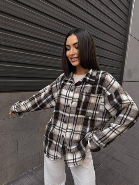 Фланелева сорочка клітинка 