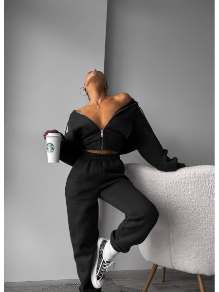 Спортивний костюм укорочена кофта 