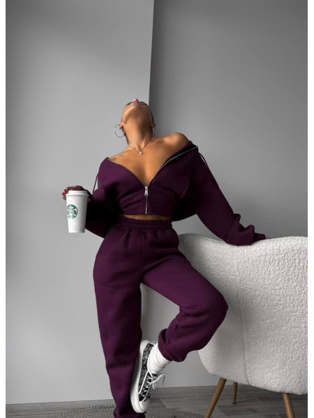 Спортивний костюм укорочена кофта 