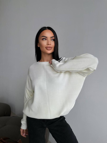 Подовжений светр куліска 