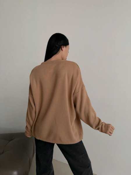 Подовжений светр куліска 