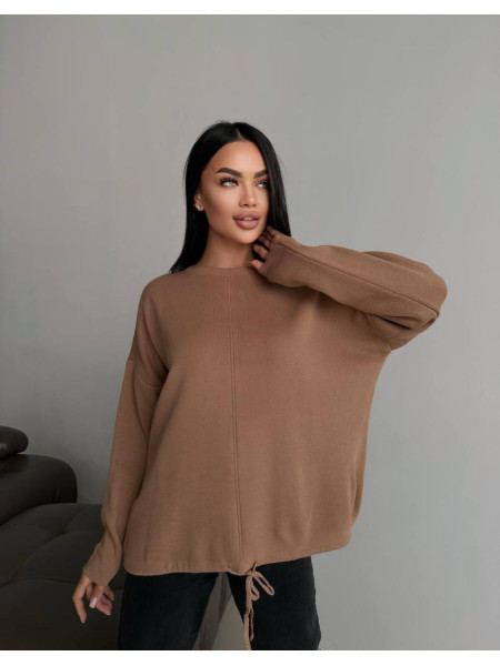 Подовжений светр куліска 