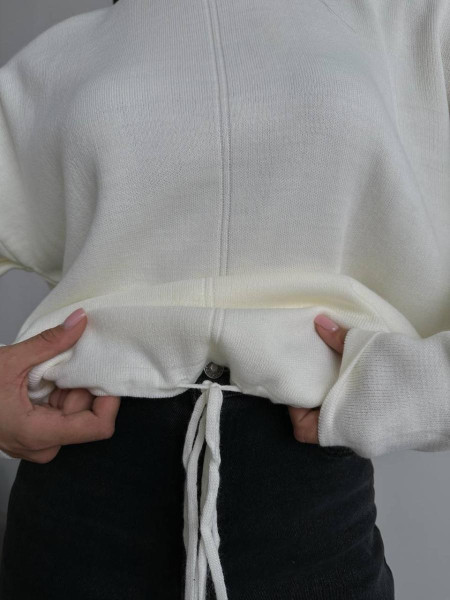 Подовжений светр куліска 