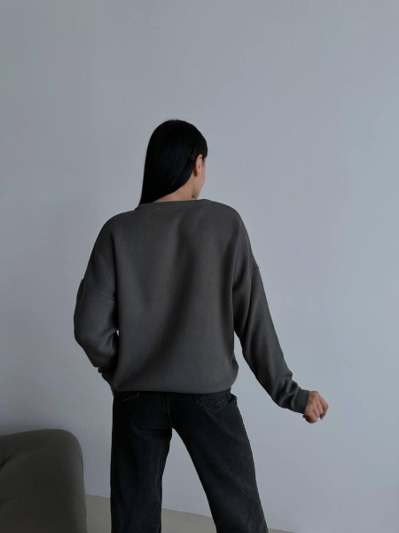 Подовжений светр куліска 