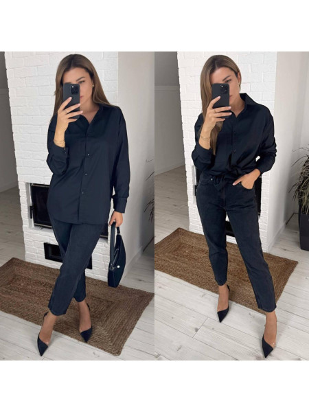 Сорочка котонова карман 