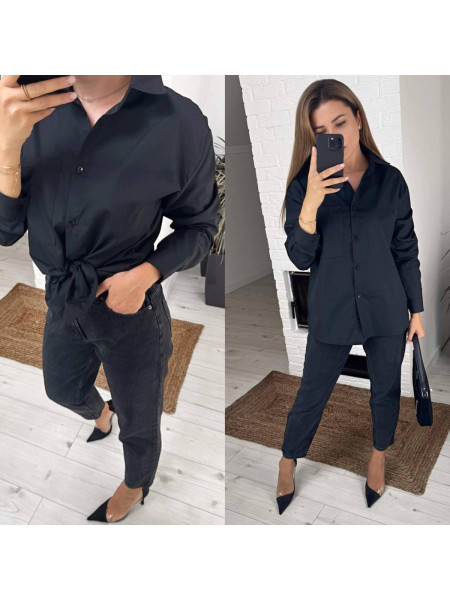 Сорочка котонова карман 