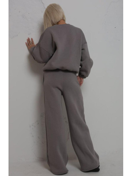 Брючний теплий костюм 