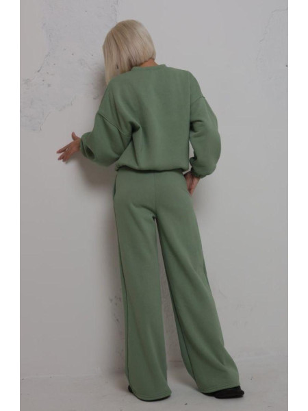 Брючний теплий костюм 