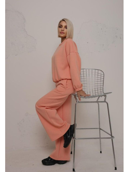 Брючний теплий костюм 