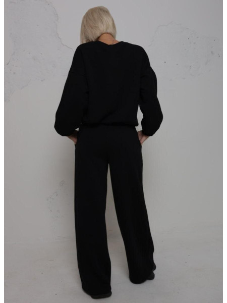 Брючний теплий костюм 