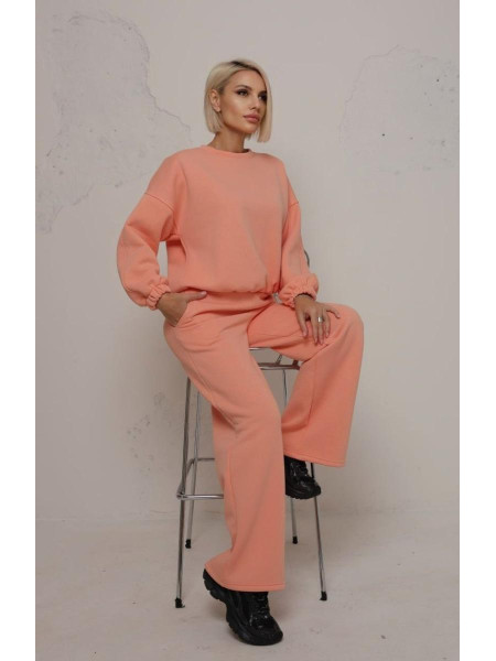 Брючний теплий костюм 