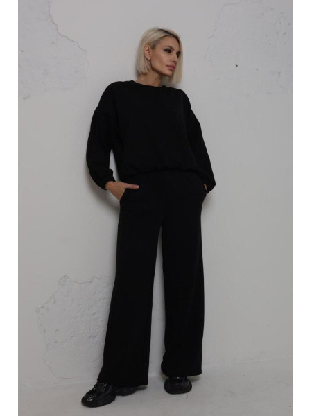 Брючний теплий костюм 