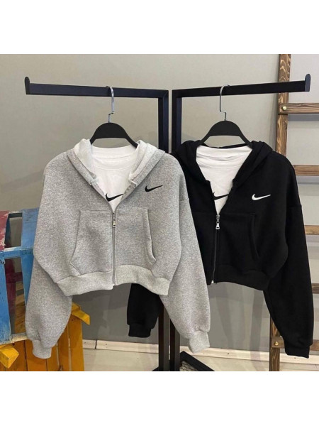 Вкорочена худі на змійці 